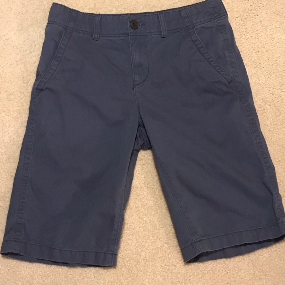 Blue cargo shorts
